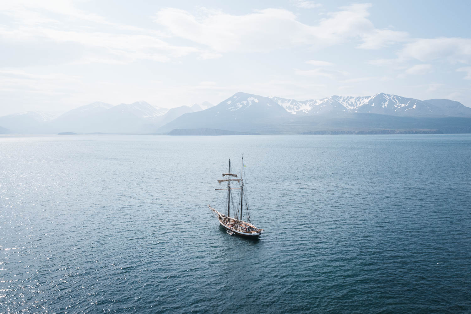 Schooner Opal in Skjálfandi Bay